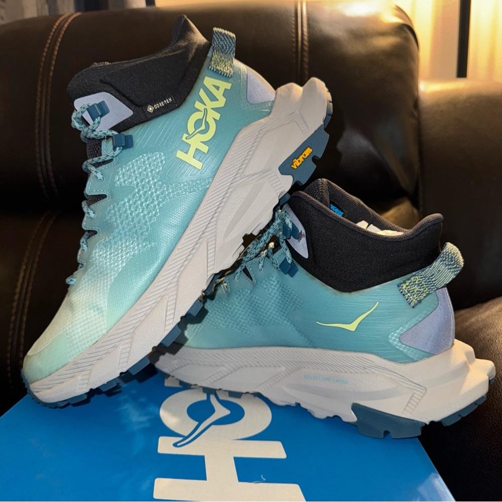 Hoka One One Trail Code GORE-TEX Blue Glass Coastal Shade Women’s 9B New In Box